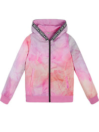 Guess  Giacca a Vento Con Cappuccio Multicolore Bambine Ragazze — immagine 1
