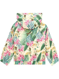 Guess Kids Giacca a Vento Con Cappuccio Multicolore Bambina — immagine 2