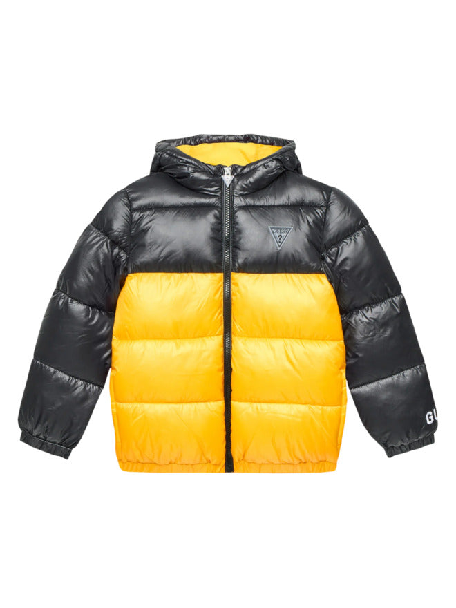 Guess Giubbotto 100 G Nero Giallo Bambini