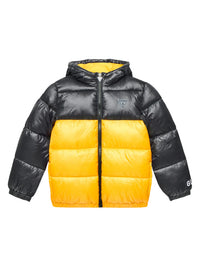 Guess Giubbotto 100 G Nero Giallo Bambini — immagine 1