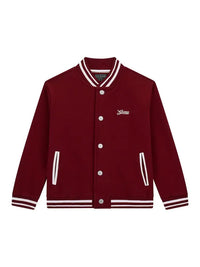 Guess Blouson aviateur brodé Bordeaux Enfants Garçons — immagine 1