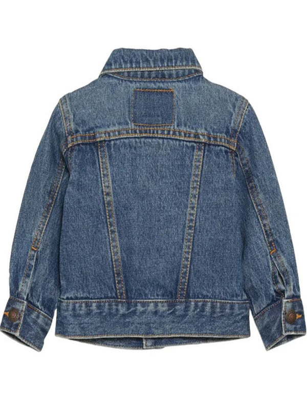 Levi's Lvb Trucker Giacca Blu Denim Bambini