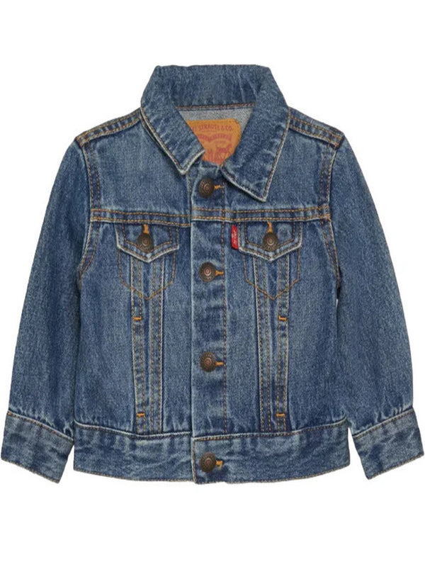 Levi's Lvb Trucker Giacca Blu Denim Bambini
