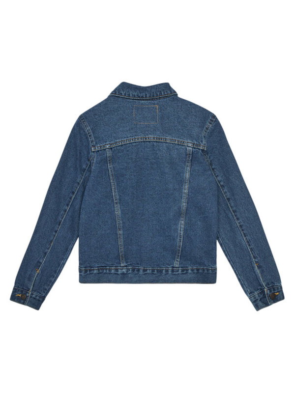 Levi's Lvb Giacca Blu Denim Bambini