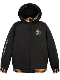 Guess Hooded Giubbotto Nero Bambino — immagine 1