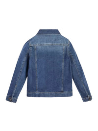 Guess Kids Veste en jean bleu Enfants — immagine 2