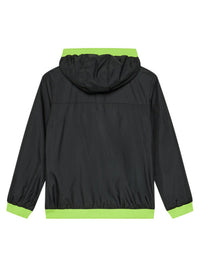 Guess Blouson à capuche noir et vert enfant — immagine 2