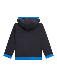 Guess Kids Giacca Chiusura Zip Con Cappuccio Blu Bambino — immagine 2