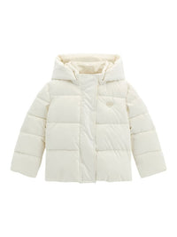 Guess Kids Blouson à Capuche Blanc Filles — immagine 1