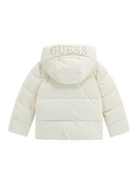 Doudoune à capuche Guess Kids Blanc perle Enfant — immagine 2