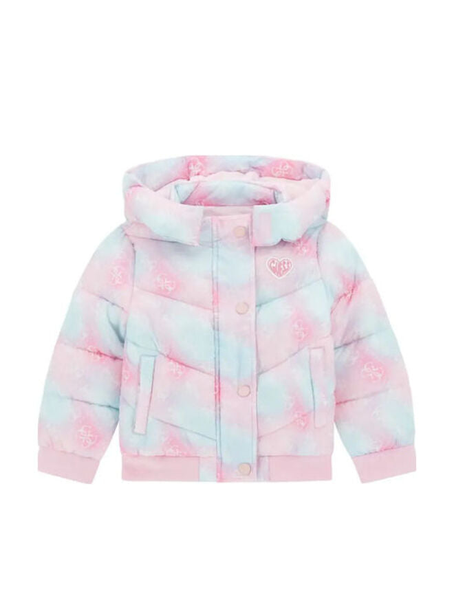 Guess Kids Blouson à Capuche Multicolore Fille