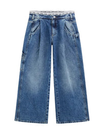 Guess Jeans a Palazzo Blu Denim Bambine Ragazze — immagine 1