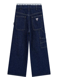 Guess Jeans Palazzo en jean bleu foncé pour filles — immagine 2