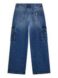 Guess Jeans Palazzo en jean bleu foncé pour filles — immagine 2