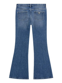 Guess Flared Strass Jeans Medium Blu Denim Bambine Ragazze — immagine 2