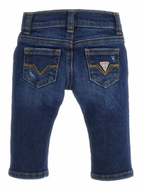 Guess Slim Jeans Bleu Foncé Denim Enfants — immagine 2