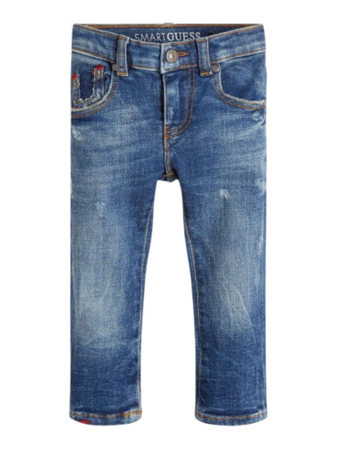 Guess Jean skinny bleu denim Enfant