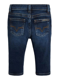Guess kids denim skinny Jeans Dark Blu Denim Bambino — immagine 2