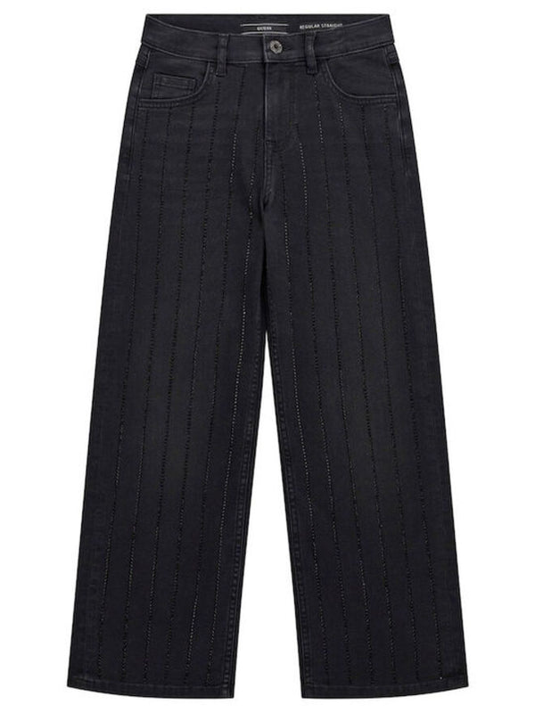 Guess Kids Jeans Black Denim Bambine Ragazze