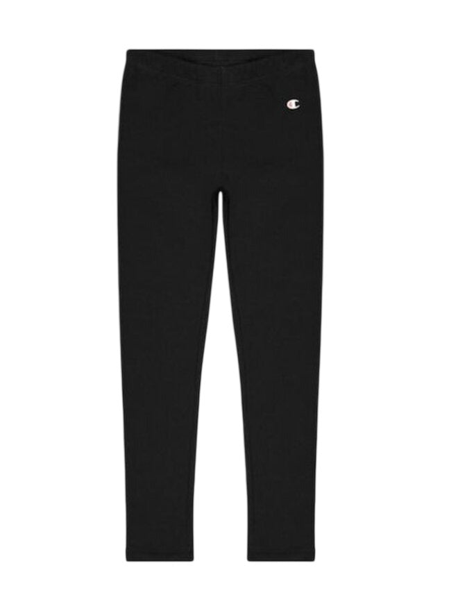 Champion Basic Leggings Nero Bambine Ragazze