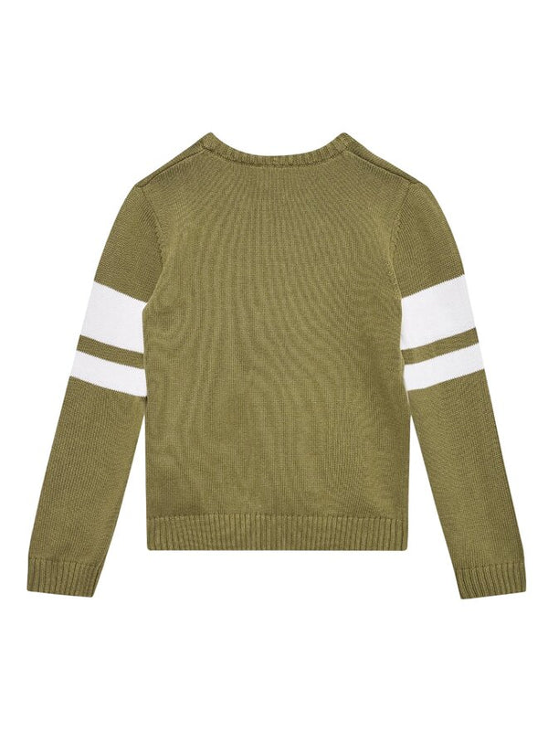 Guess LS Maglione girocollo Verde Bambini