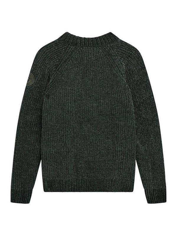 Guess Maglione Girocollo Verde Bambini Ragazzi