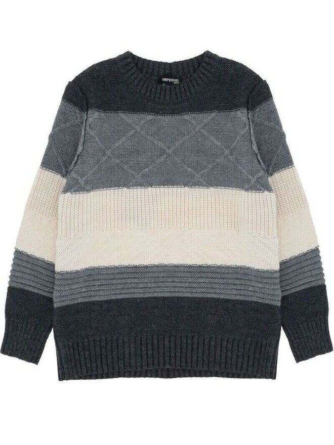 Imperial Maglioncino Girocollo Multicolore Bambino