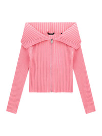 Guess Cardigan Chiusura Zip Rosa Bambine Ragazze — immagine 1