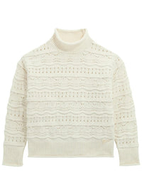 Guess Maglioncino Ricamato Bianco Bambine Ragazze — immagine 1