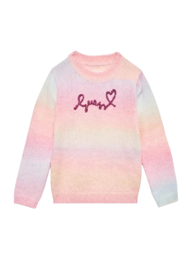 Guess Pull Ras-du-cou Multicolore Bébé Fille