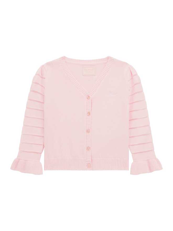 Guess Cardigan Chiusura Bottoni Rosa Bambina