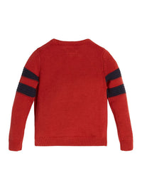 Guess Pull Col Rond Rouge Enfants — immagine 2