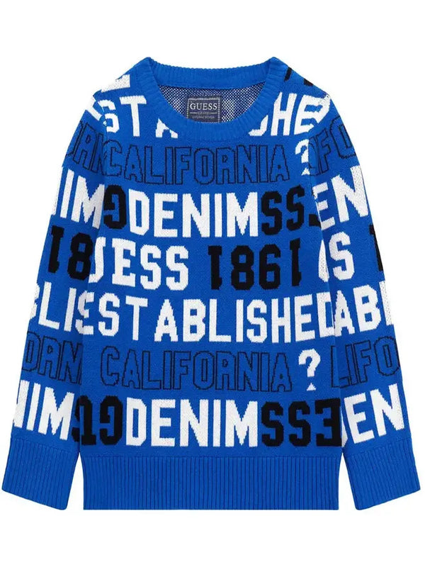 Guess Maglioncino Girocollo Multicolore Bambini