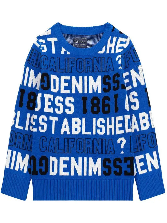 Guess Pull Ras du Cou Multicolore Enfant