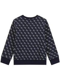 Guess Pull col rond Bleu Blanc Enfants — immagine 2