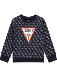 Guess Pull col rond Bleu Blanc Enfants — immagine 1