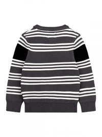 Guess Infant kids Maglioncino Girocollo Nero Bianco Bambini — immagine 2