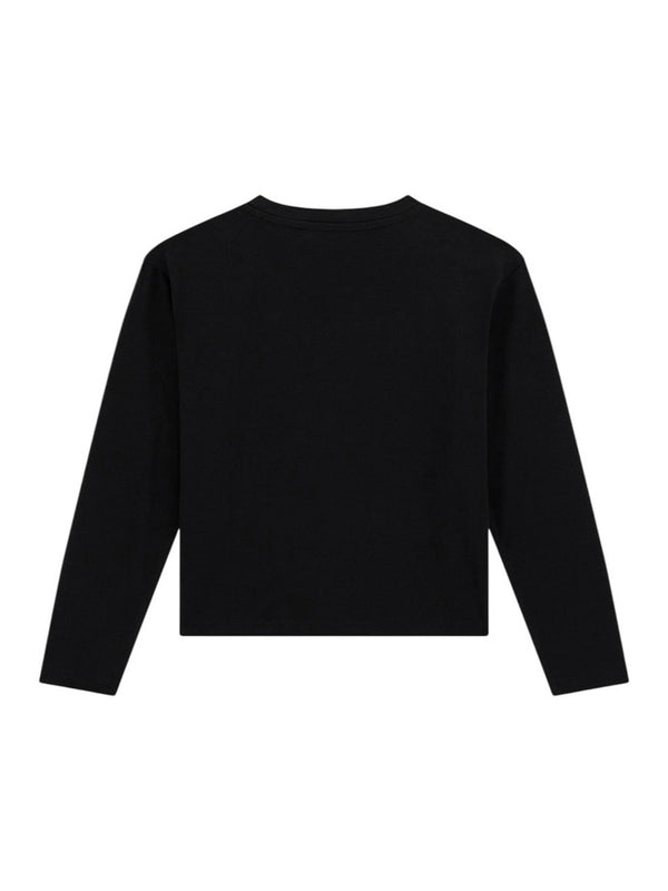 Guess Maglietta Maniche Lunghe Nera Bambina