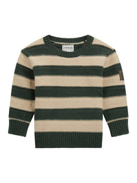 Guess Ls Pull Beige Vert Enfant — immagine 1