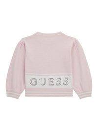 Guess Kids Pull Ras du Cou Fille Rose — immagine 2
