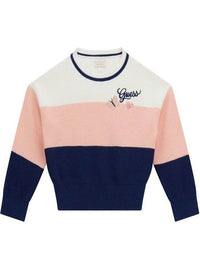 Guess Pull Ras-du-cou Multicolore Bébé Fille — immagine 1