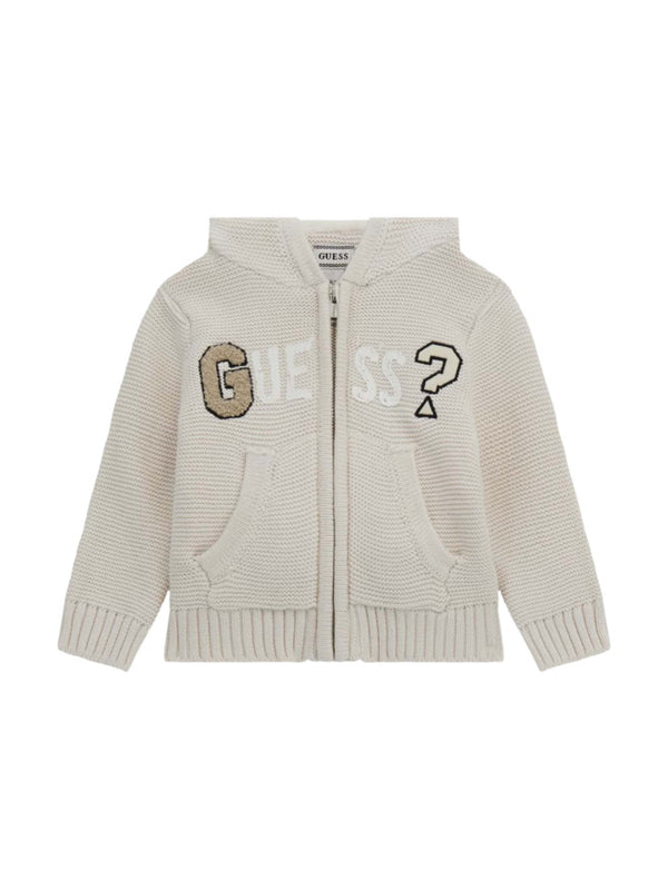Guess Pullover Chiusura Zip Blu Bambino