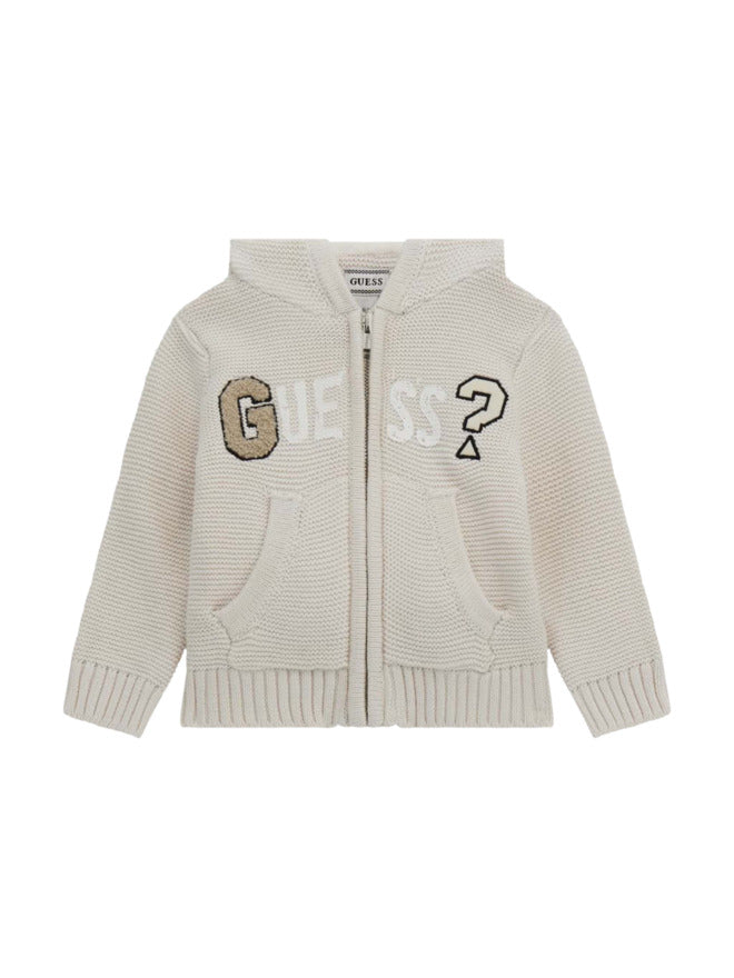 Guess Pullover Chiusura Zip Blu Bambino