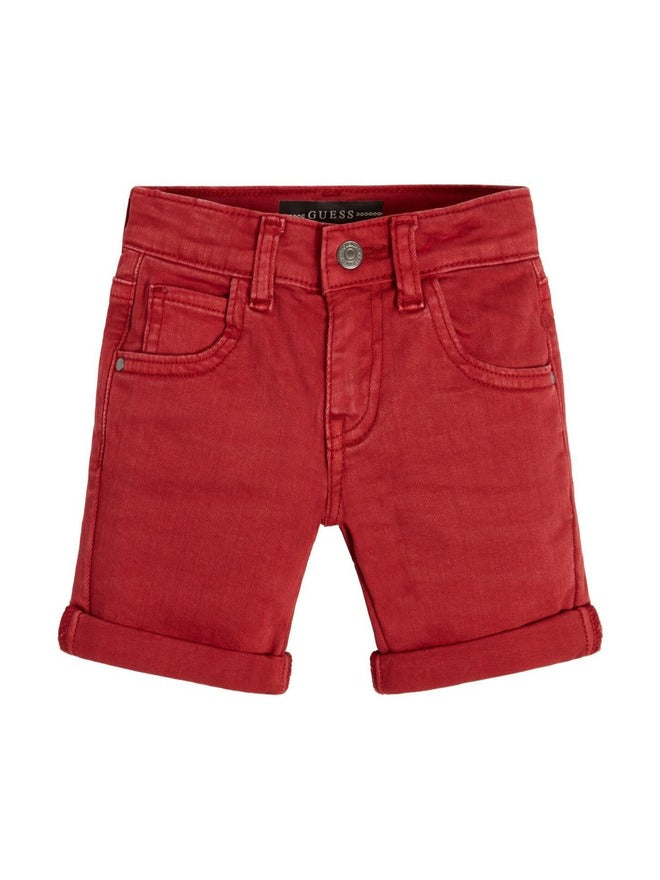Guess Kids Short en jean rouge enfant