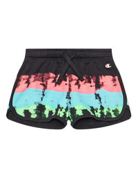 Champion Pantaloncini Neri Con Stampe Multicolore Bambina — immagine 1