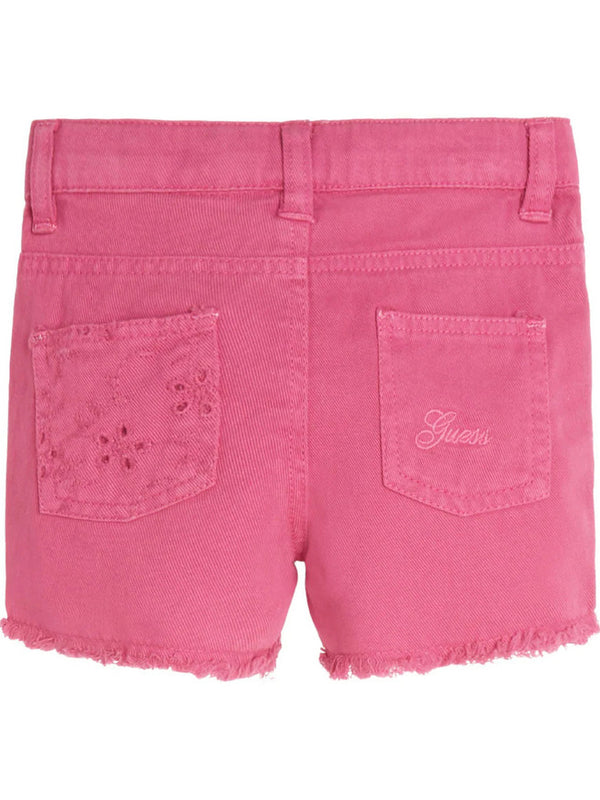 Guess Kids Pantaloncini Rosa Bambina