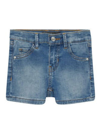 Guess Kids Pantaloncini Di Jeans Blu Denim Bambina — immagine 1