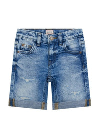 Guess Kids Short en jean bleu denim Enfant — immagine 1