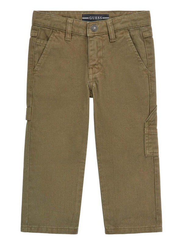 Guess Pantaloni Cargo Marroni Bambini