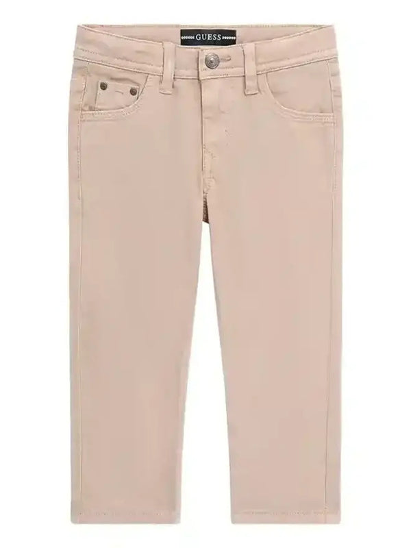 Guess Pantaloni Dritti Beige Bambini